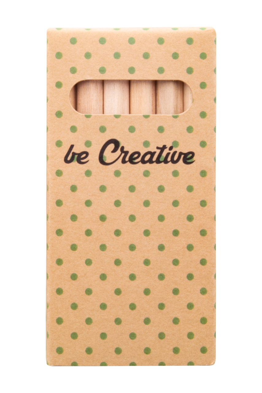 set de 6 crayons personnalisés