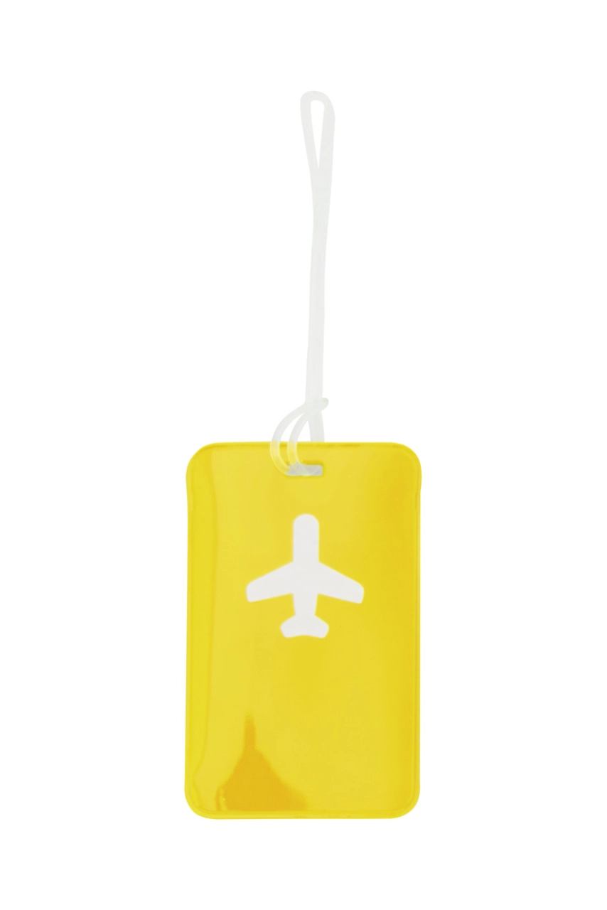 étiquette à bagages