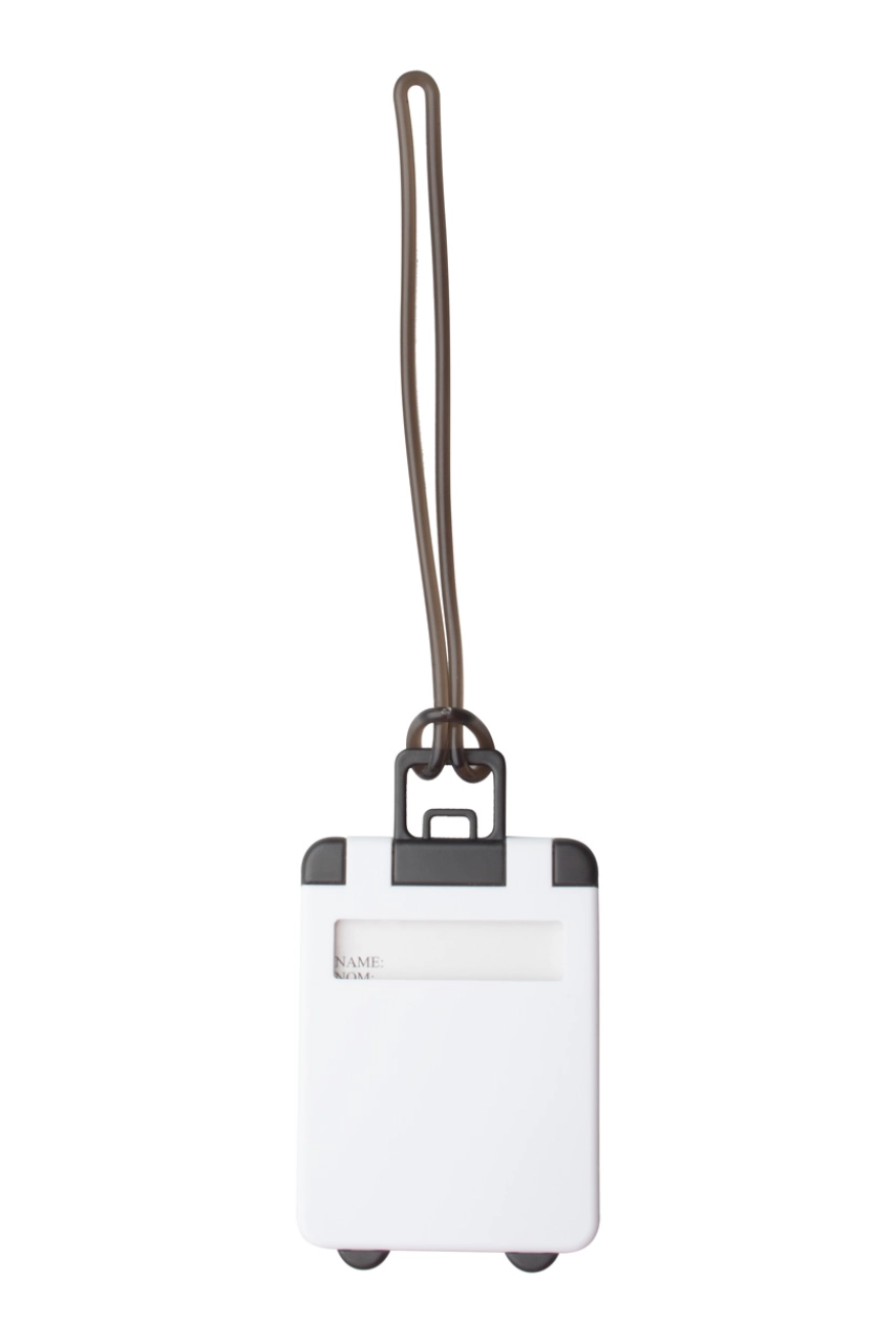 étiquette à bagages