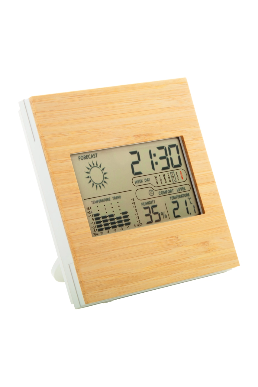 station météo en bambou