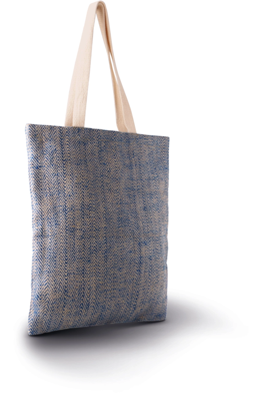 Sac en toile de jute teint 100% naturel