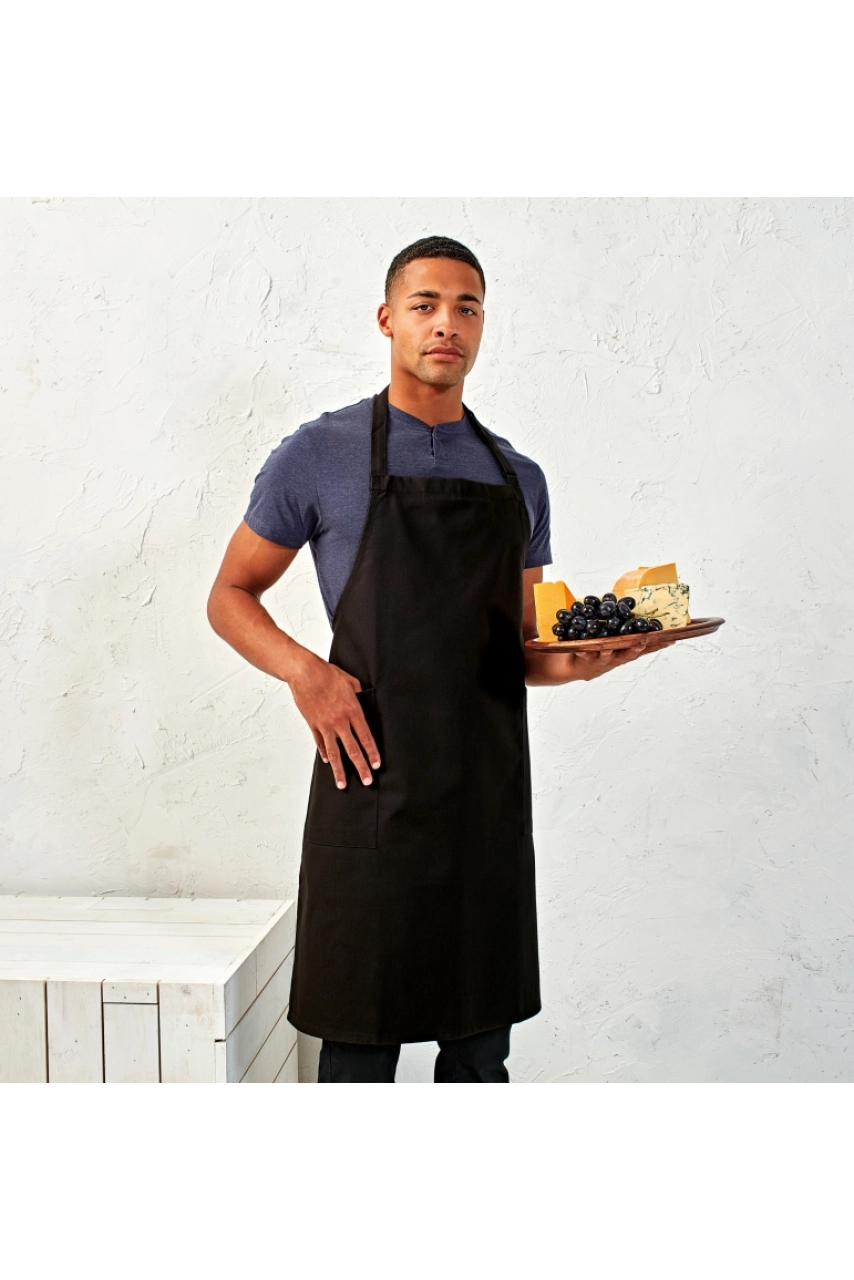Tablier à bavette recyclé et biologique