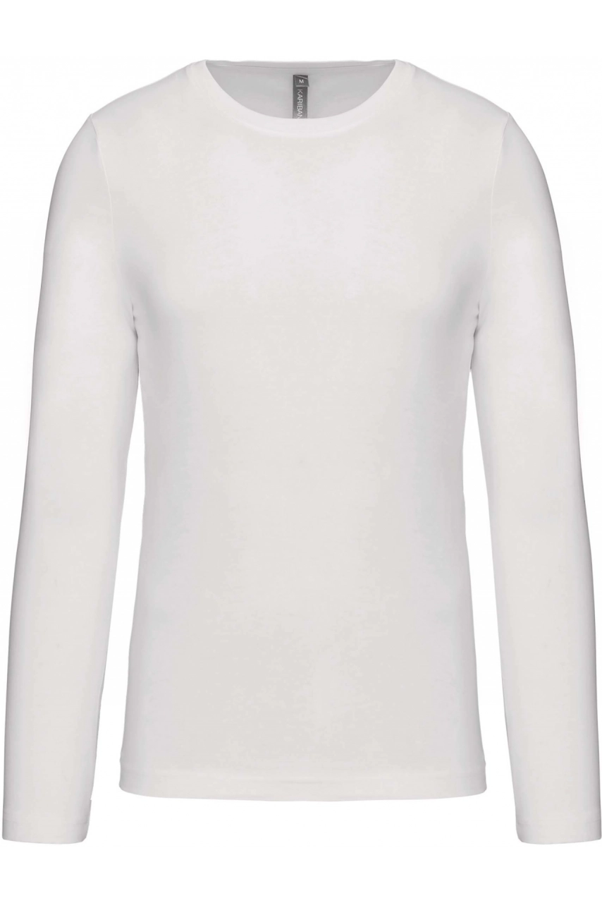 T-shirt col rond manches longues homme