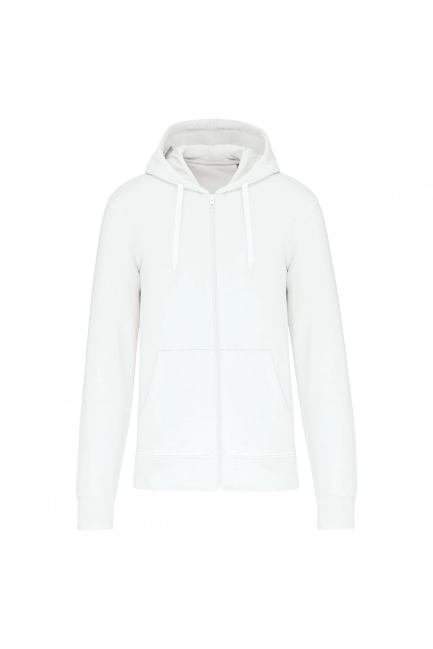 Sweat-shirt écoresponsable zippé à capuche homme