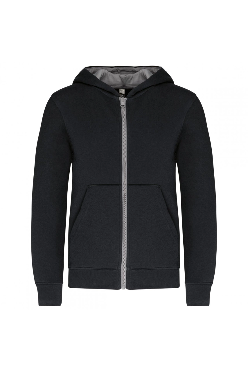Sweat-shirt zippé capuche enfant