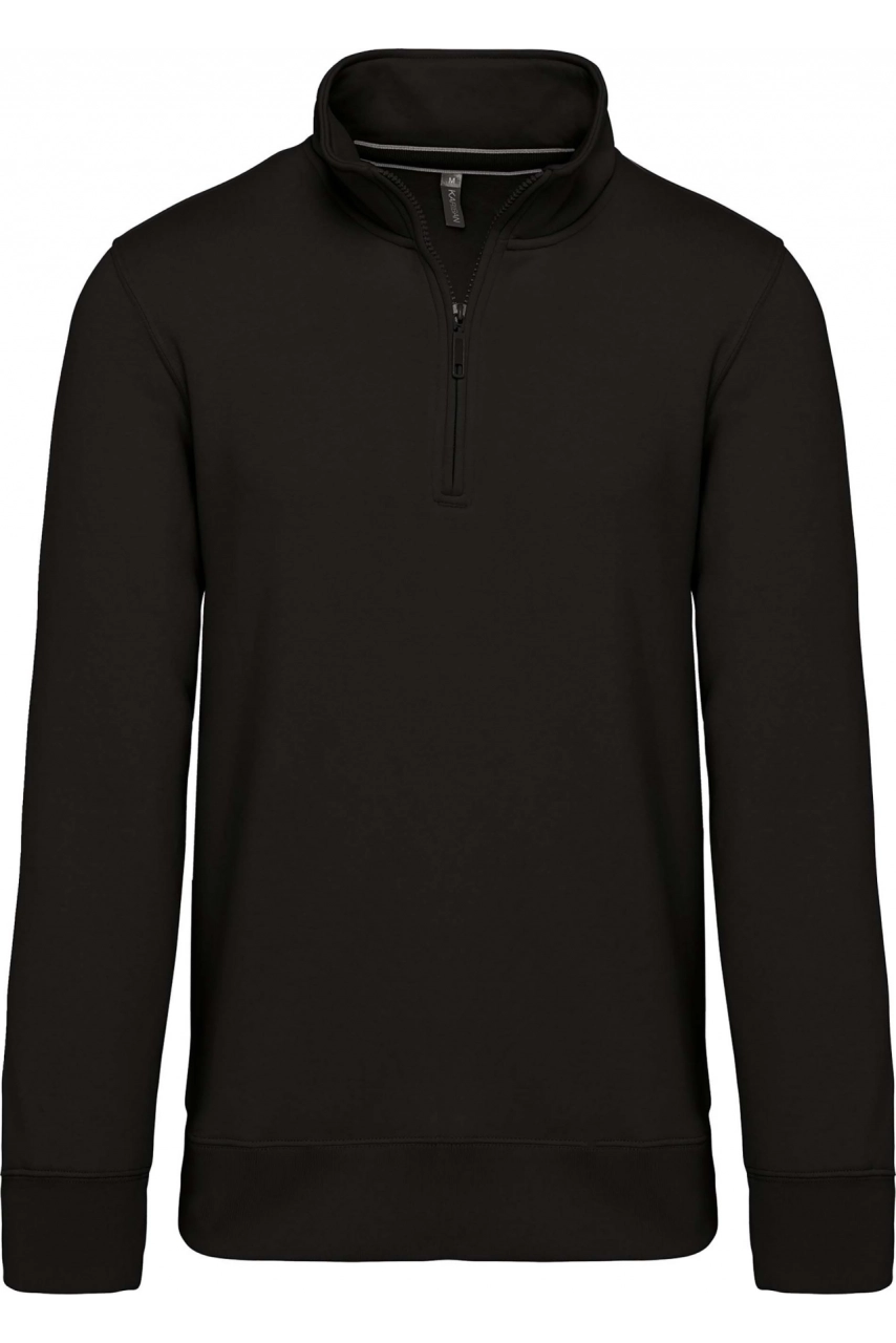 Sweat-shirt col zippé homme