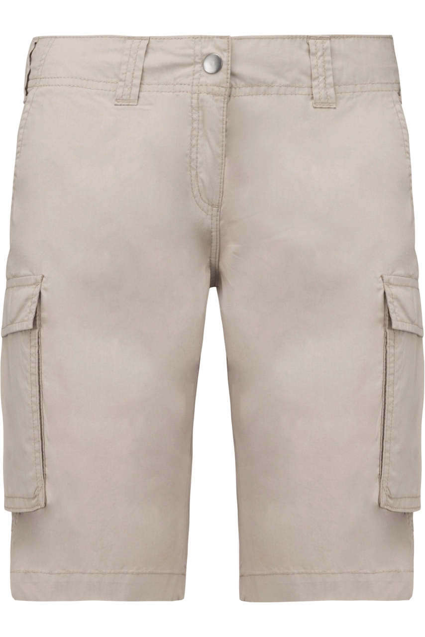 Bermuda léger multipoches femme