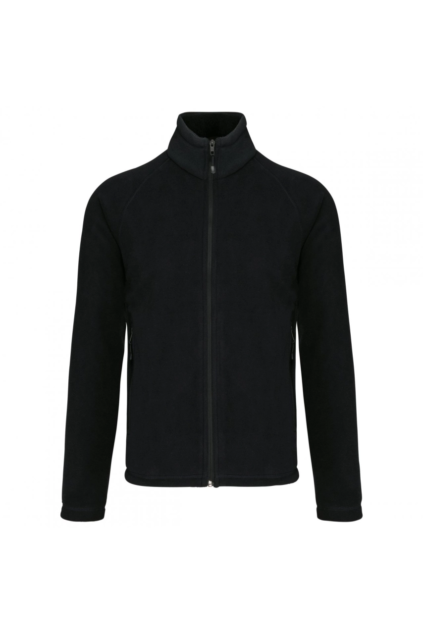 Veste micropolaire zippée manches raglan homme