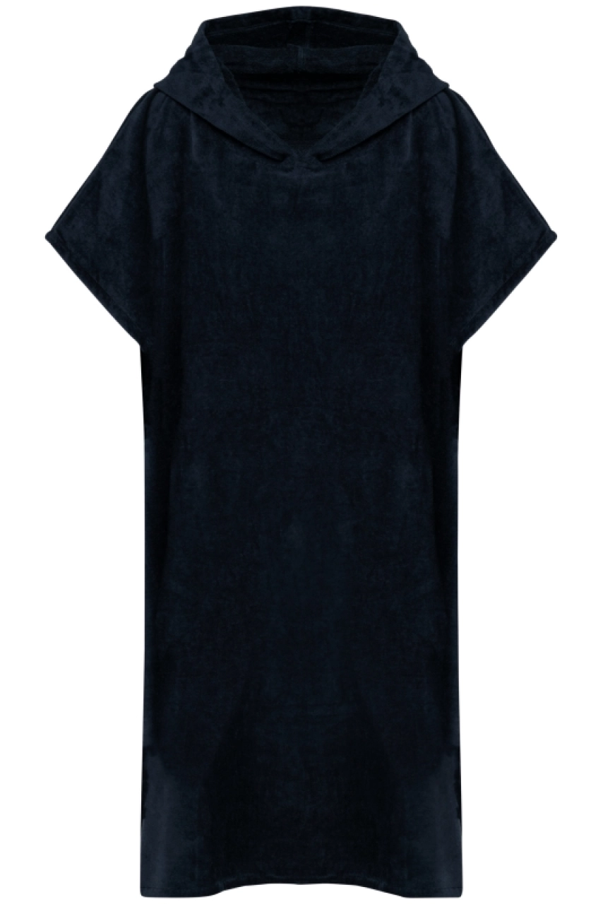 Poncho éponge à capuche unisexe