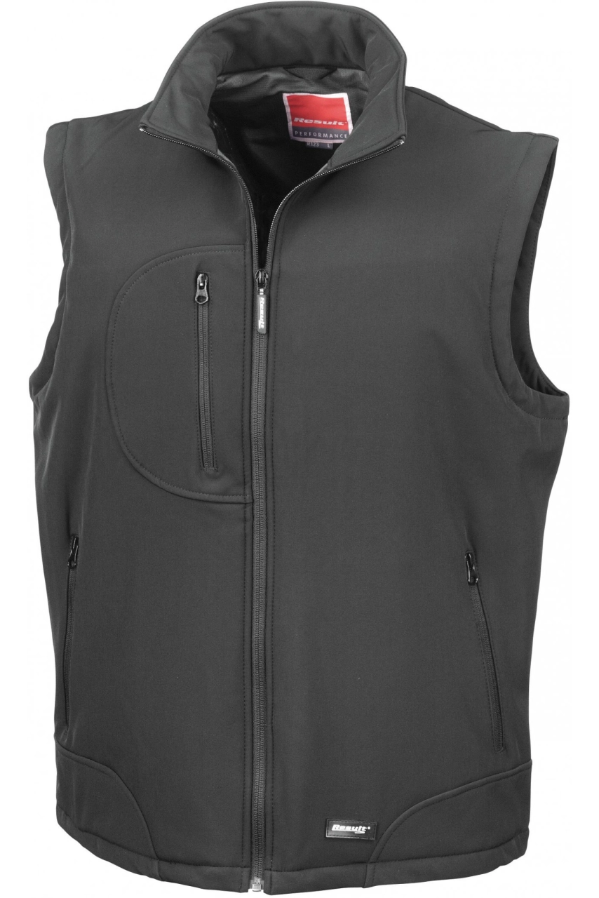 Bodywarmer softshell