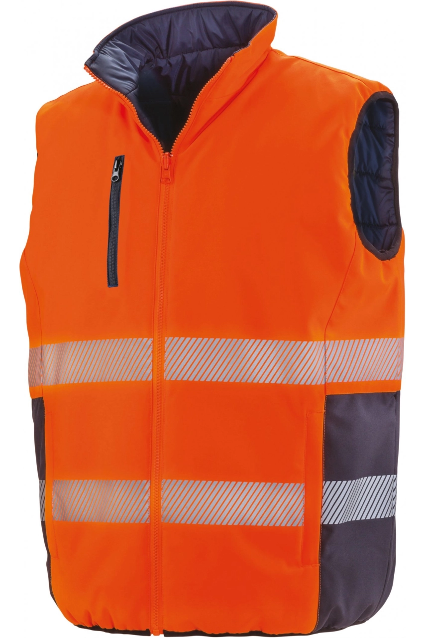 Bodywarmer de sécurité réversible
