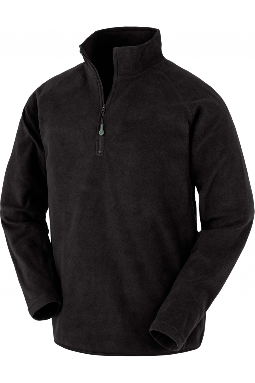 Micropolaire recyclée col zippé